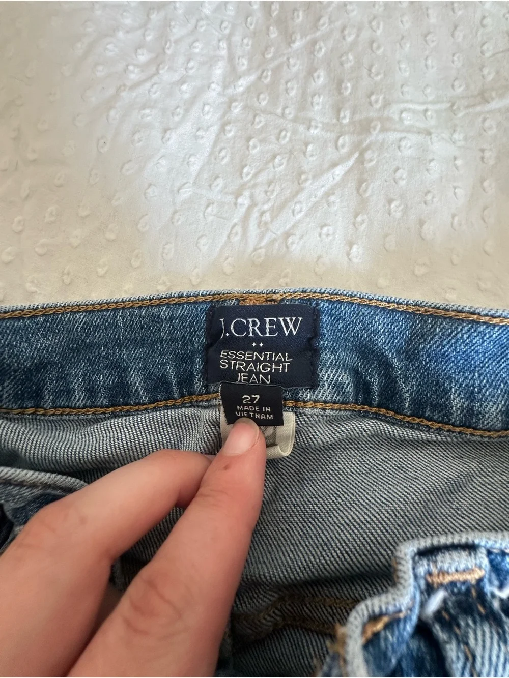 J. Crew Women's Dark Blue Straight-Leg Jeans